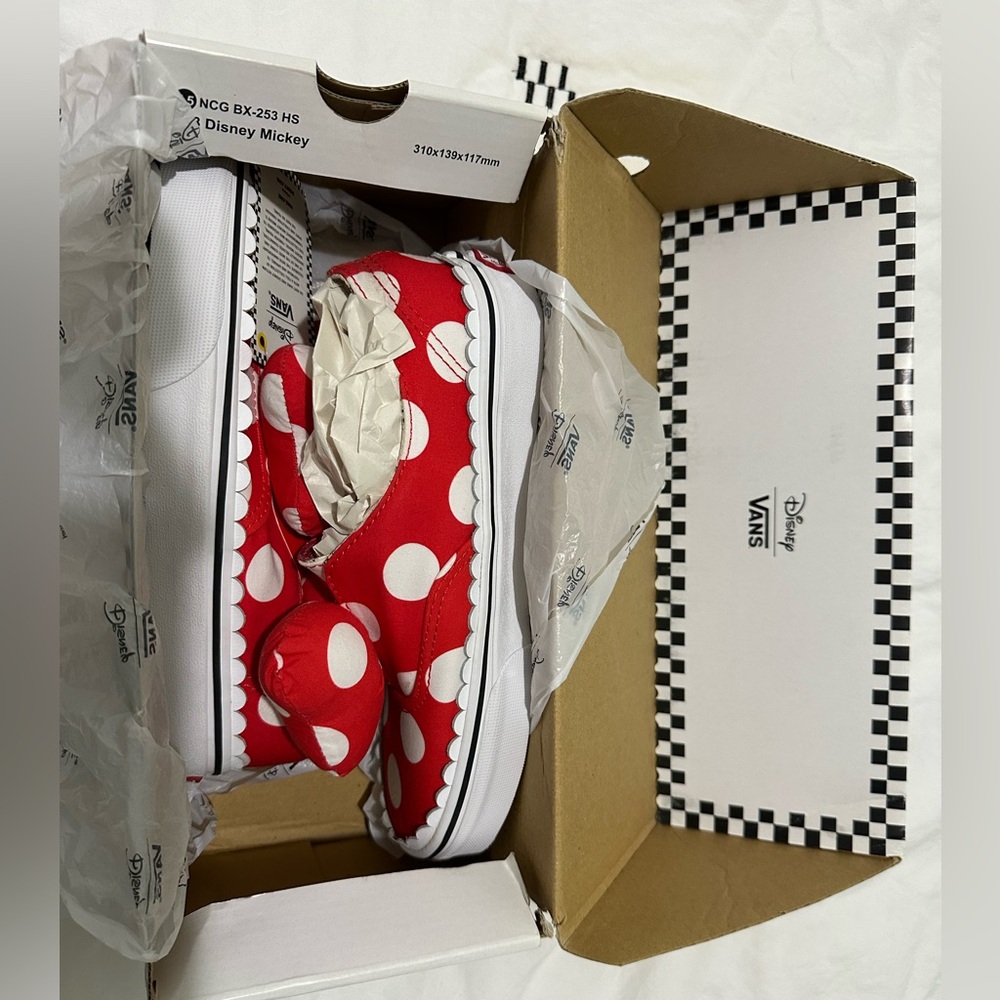 Disney Vans Red Polka Dot Shoes